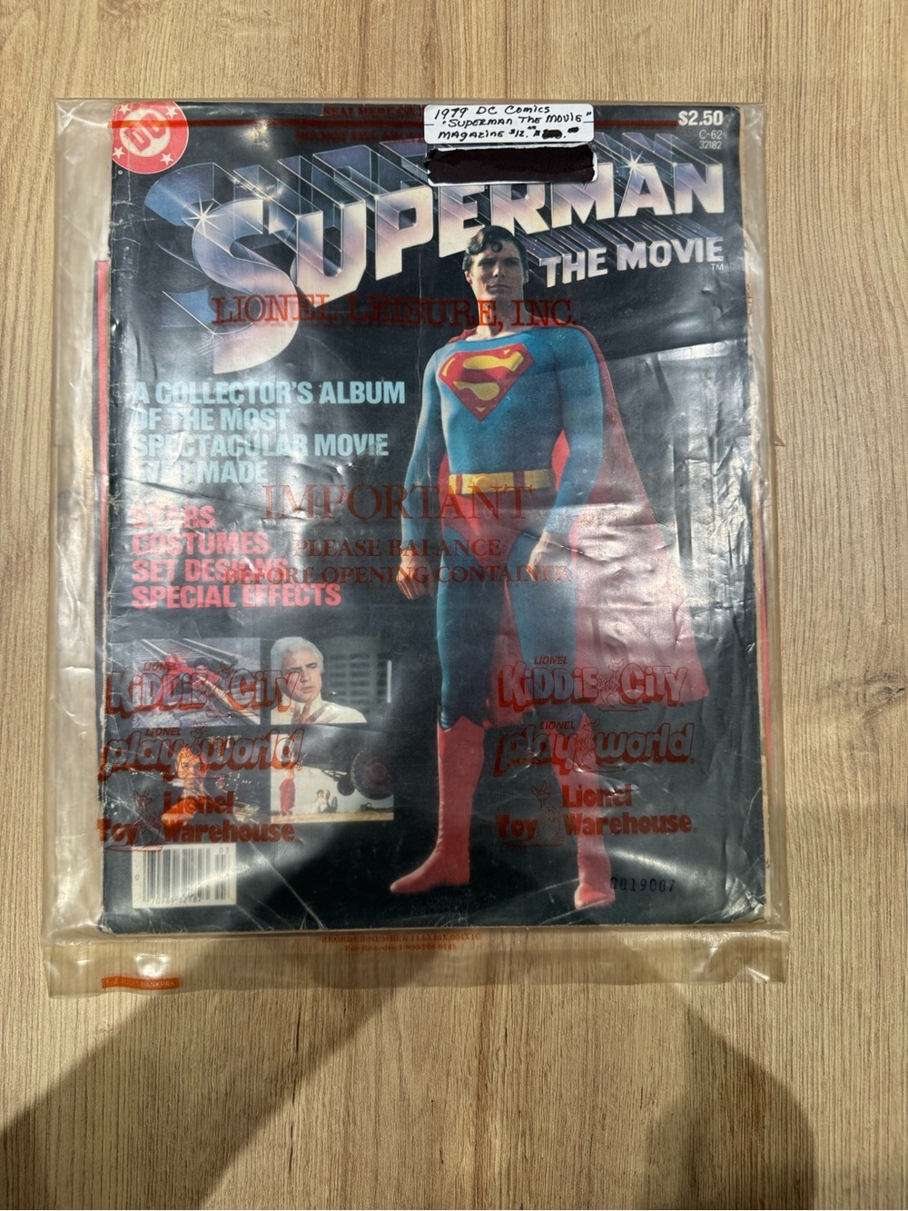 1979 Superman The Movie Magazine. See Description for Condition.